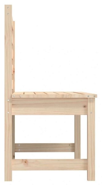 Tömör fenyőfa kerti pad 109 cm