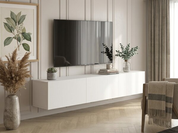 TV asztal NEXIRA 150 cm, fehér