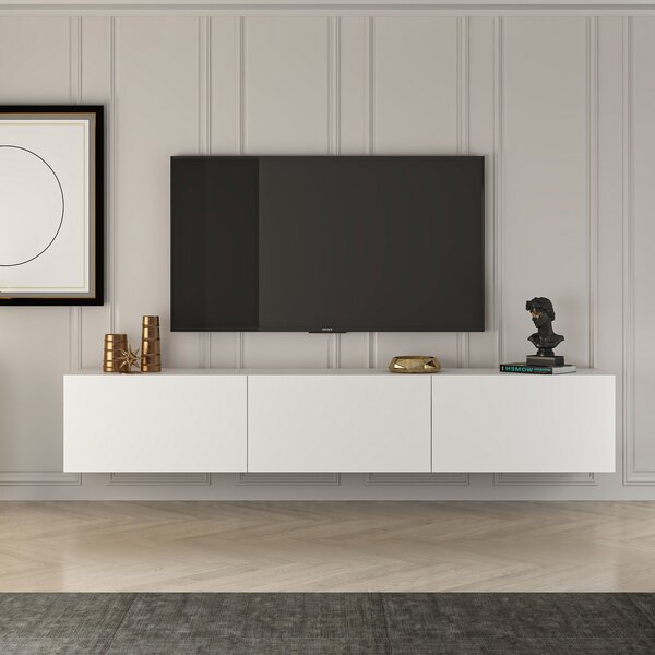 TV asztal NEXIRA 150 cm, fehér