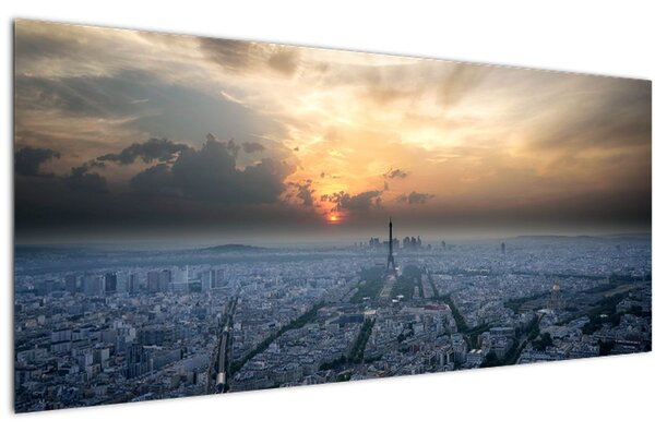 Kép - Párizs magasból (120x50 cm)