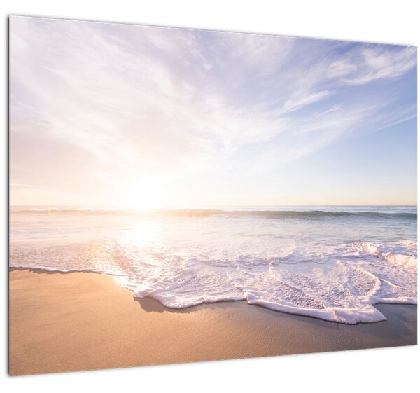 Homokos tengerpart képe (70x50 cm)