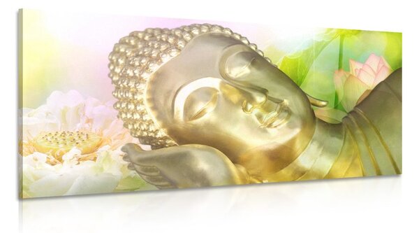 Kép alvó Buddha