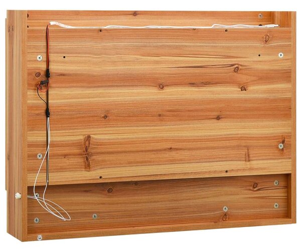 Home-Lux LED Tükör Szekrény - Tölgyfa - 80cm