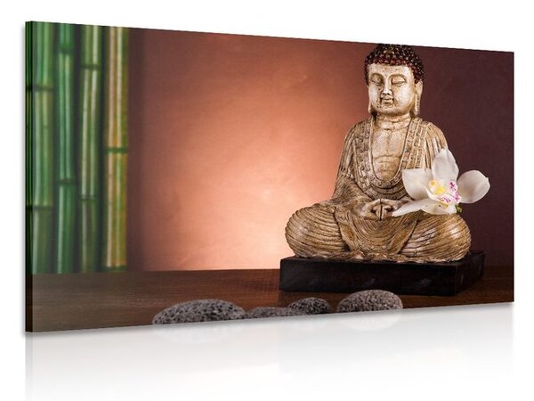 Kép meditálló Buddha