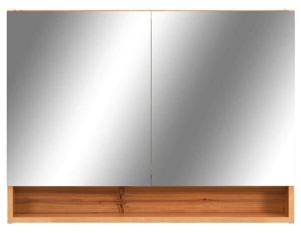 Home-Lux LED Tükör Szekrény - Tölgyfa - 80cm