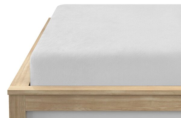 SOFT fehér mikroplüss lepedő 90x200 cm