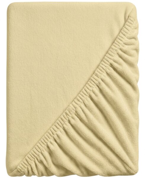 Mikroplüss lepedő SOFT 180x200 cm sárga