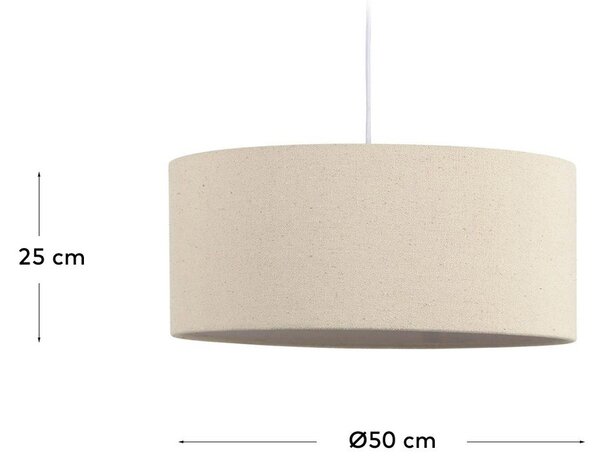 Krémszínű lámpabúra ø 50 cm Nazli – Kave Home