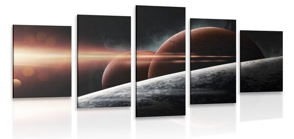5 részes kép paléták planéták
