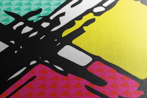 Kép stílusos pop-art
