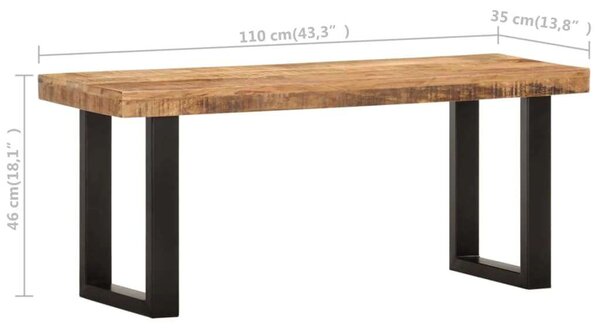 Mangófa Pad - Ipari Stílus - 110 cm