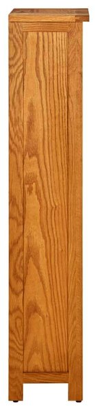 Rusztikus Tölgyfa Könyvespolc - 4 Polcos - 45x22x110 cm