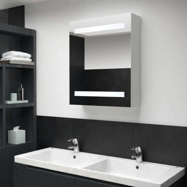 LED-es Tükrös Szekrény - 50x13,5x60 cm