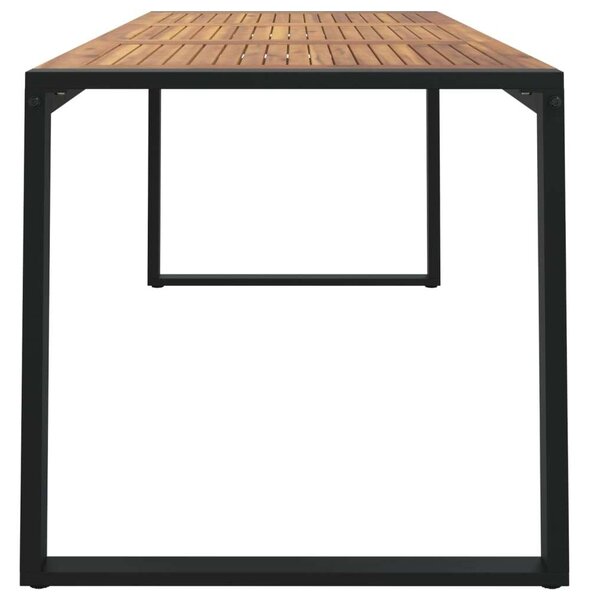 Akácfa Kerti Asztal - U-alakú - 180x90 cm