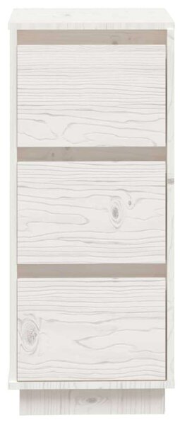 VIDAXL - Fiókos Szekrény - Tömör Fenyőfa - Fehér - 2 db - 32x34x75cm