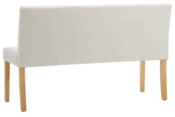 Bársony Pad - 140 cm - Krémszín