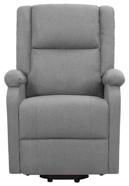RelaxComfort Masszázsfotel - Felállást Segítő - Világosszürke