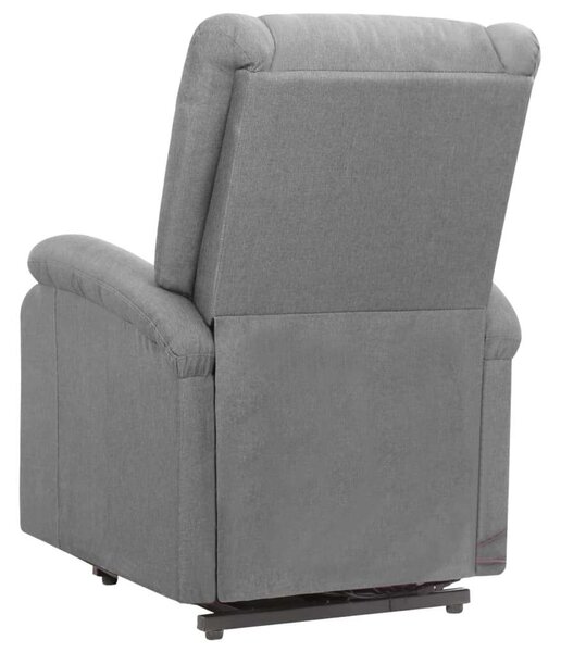 RelaxComfort Masszázsfotel - Felállást Segítő - Világosszürke
