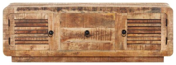 Mangófa TV-szekrény - Rusztikus Stílus - 120x30x40 cm