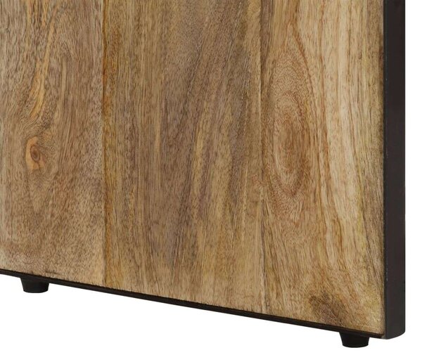 VidaXL tömör mangófa tálalószekrény 120 x 30 x 75 cm