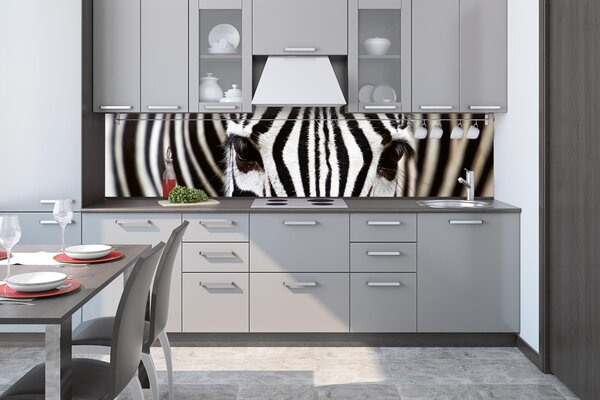 Konyhai fotótapéta - zebra 260 x 60 cm