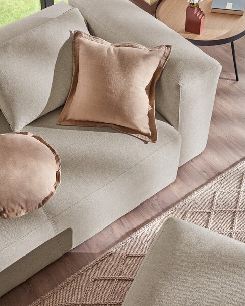 Blok bézs kanapé, 240 cm - Kave Home