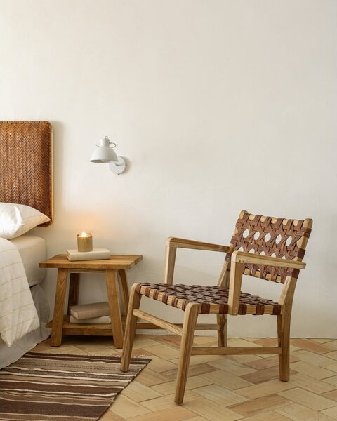 Safara teakfa lábtartó - Kave Home