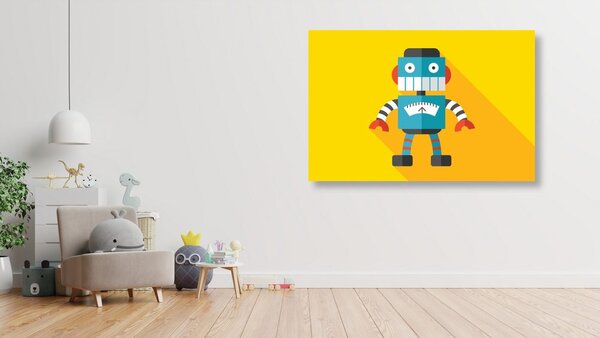 Kép vidám robot