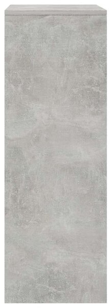 6-fiókos betonszürke forgácslap tálalószekrény 50 x 34 x 96 cm