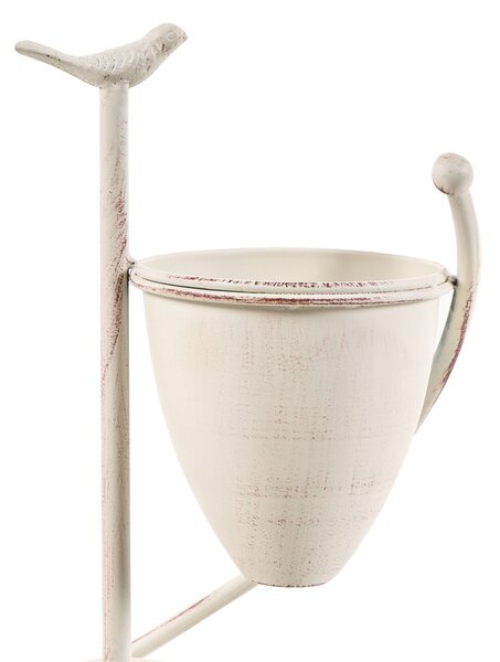 Virágállvány BANEBERRY 24 cm Bézs Fém