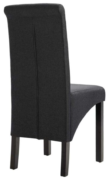 Sötétszürke Szövet Étkezőszék - 2 db - Kényelmes és Elegáns