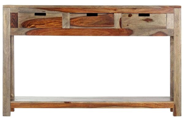 Kelet-indiai Rózsafa Tálalóasztal - 3 Fiókkal - 120x30x75 cm