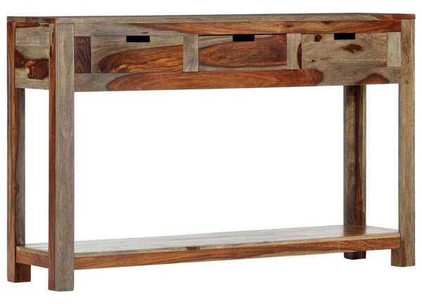 Kelet-indiai Rózsafa Tálalóasztal - 3 Fiókkal - 120x30x75 cm