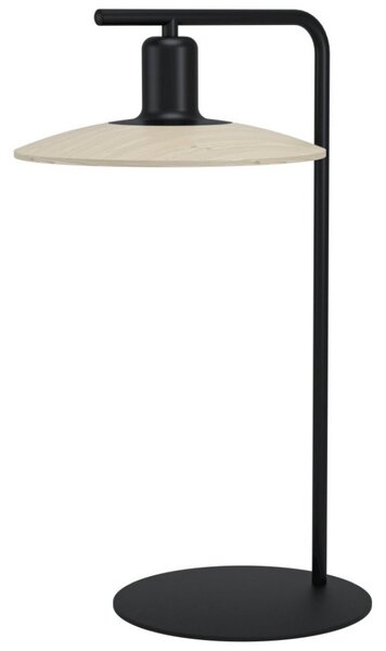 Eglo Mayazes asztali lámpa, fekete-fa, 1xGU10 foglalattal