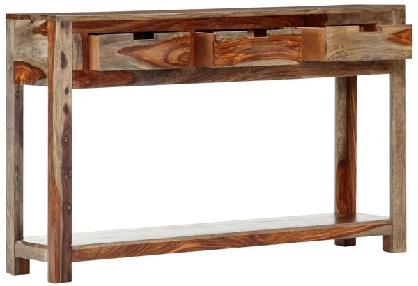 Kelet-indiai Rózsafa Tálalóasztal - 3 Fiókkal - 120x30x75 cm