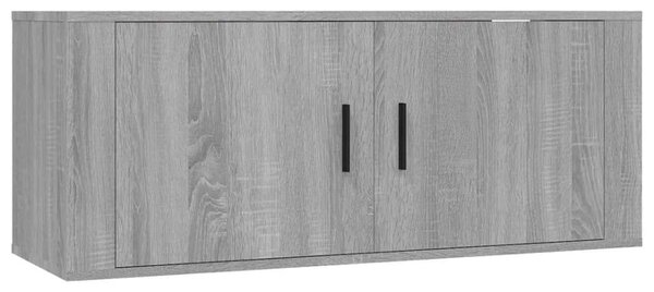 VidaXL Falra Szerelhető TV Szekrény Szett - Sonoma Szürke - 2x100cm