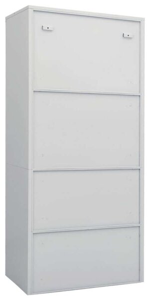 VidaXL Acél Ruhásszekrény - 80x50x180 cm