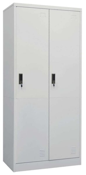 VidaXL Acél Ruhásszekrény - 80x50x180 cm