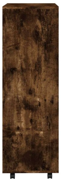 VidaXL füstös tölgyszínű szerelt fa ruhásszekrény 80 x 40 x 110 cm