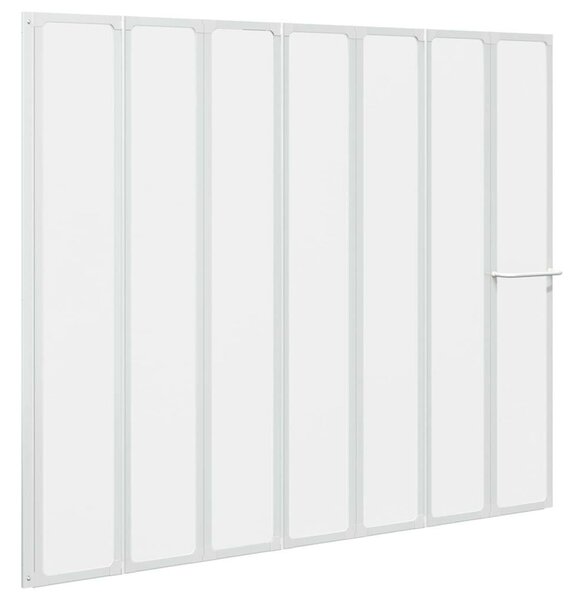 VidaXL Fürdőkád Paraván - 7 Panel - 140x168 cm