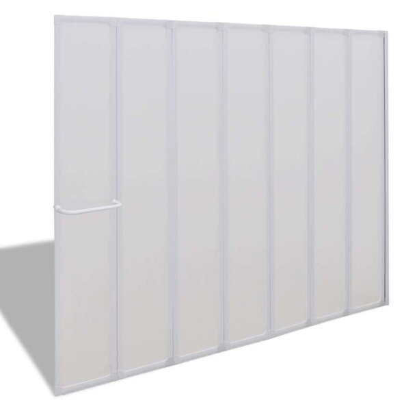 VidaXL Fürdőkád Paraván - 7 Panel - 140x168 cm