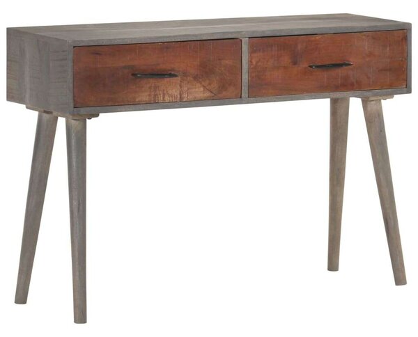 VidaXL Tömörfa Tálalóasztal - 2 Fiókos - 110x35x75 cm
