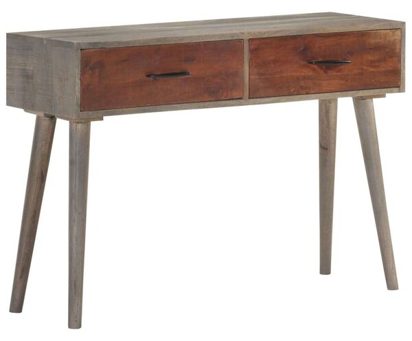 VidaXL Tömörfa Tálalóasztal - 2 Fiókos - 110x35x75 cm