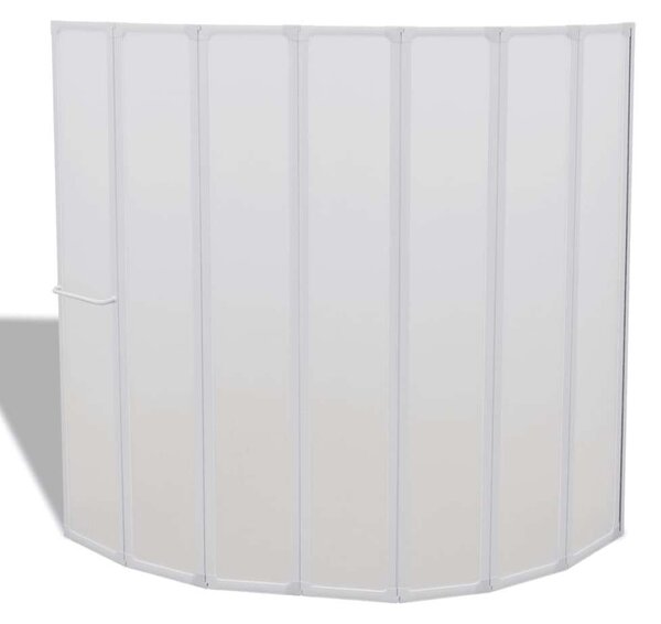 VidaXL Fürdőkád Paraván - 7 Panel - 140x168 cm