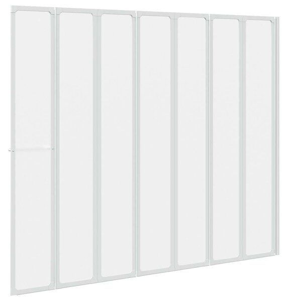 VidaXL Fürdőkád Paraván - 7 Panel - 140x168 cm