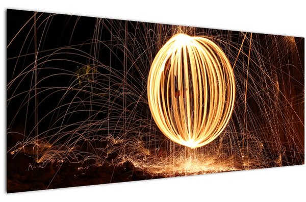 Fénygolyók képe (120x50 cm)