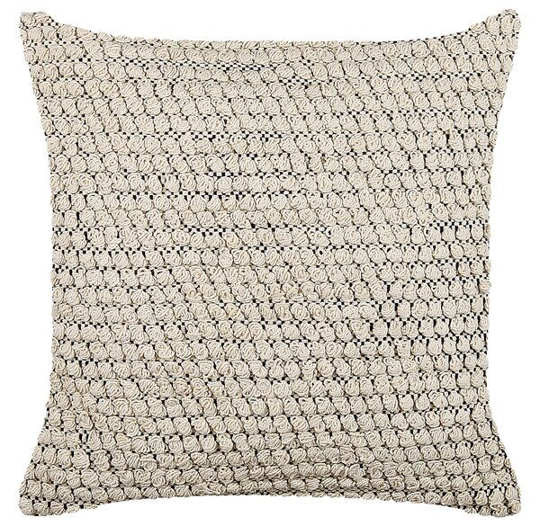 2 db díszpárna HOWEA Pamut 45 x 45 cm Bézs Geometrikus mintás