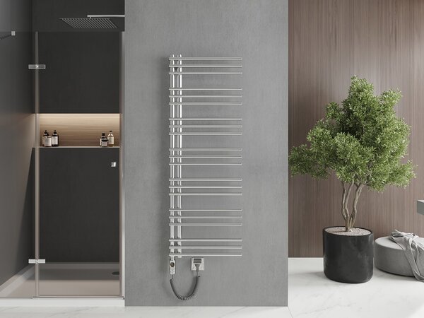 Mexen, Mexen Neptun elektromos melegítő 1400 x 500 mm, 600 W, króm - W101-1400-500-2600-01