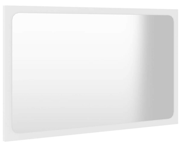 Fehér Forgácslap Fürdőszoba Bútorszett - 4 részes
