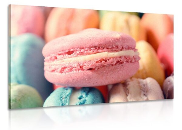Kép színes macaroons